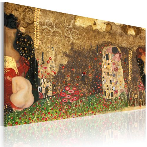 Gustav Klimt - inspiráció 120x80 - vászonkép