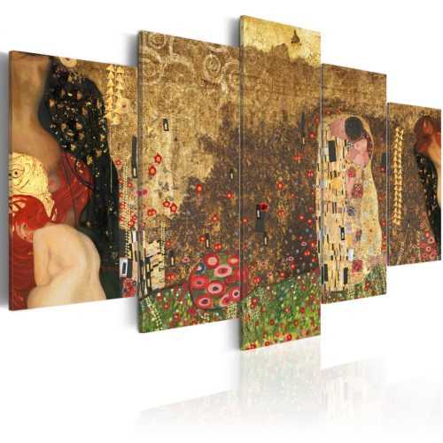 Klimt múzsái 225x112,5 - vászonkép