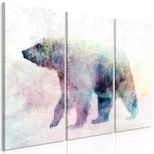 Lonely Bear (3 részes) 90x60 - vászonkép