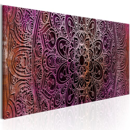 Mandala: Amethyst Energy 150x50 - vászonkép