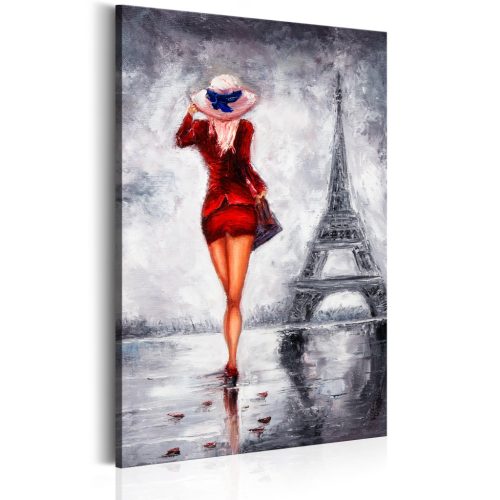 Lady in Paris 20x30 - vászonkép