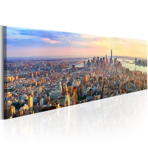 New York-i panoráma 120x40 - vászonkép