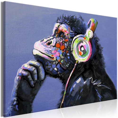 Musical Monkey (1 rész) Széles 90x60 - vászonkép