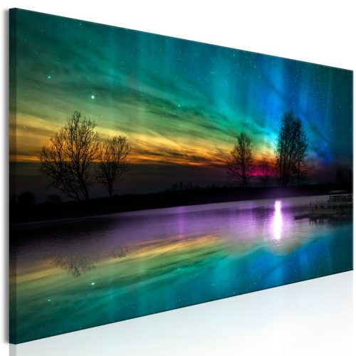 Rainbow Aurora (1 rész) Keskeny 120x40 - vászonkép