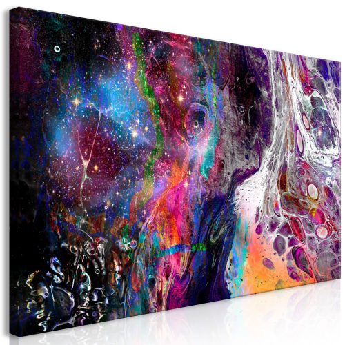 Színes Galaxy (1 rész) Széles 120x60 - vászonkép