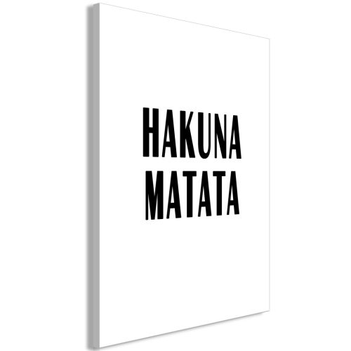 Hakuna Matata (1 rész) Függőleges 20x30 - vászonkép