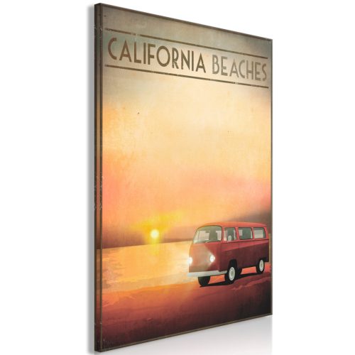 California Beaches (1 rész) Függőleges 40x60 - vászonkép