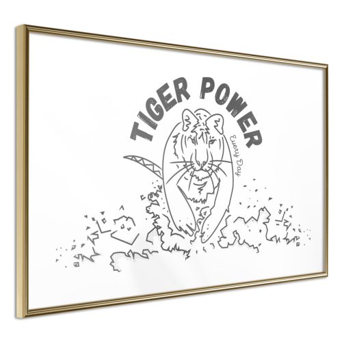 Tiger Power [Poszter] 60x40 - Plakát