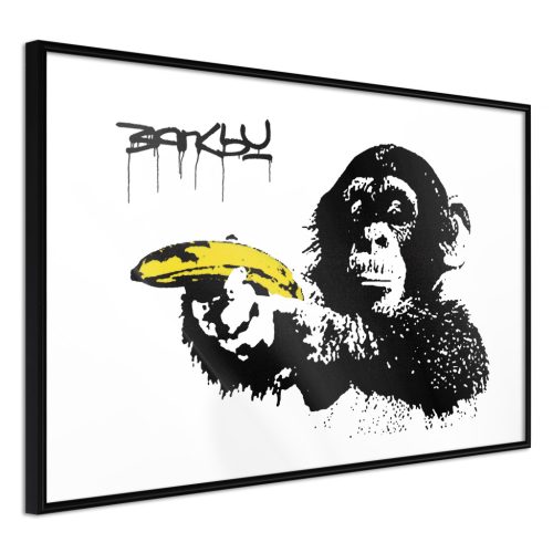 Banksy: Majom banánnal [Poszter] 60x40 - Plakát