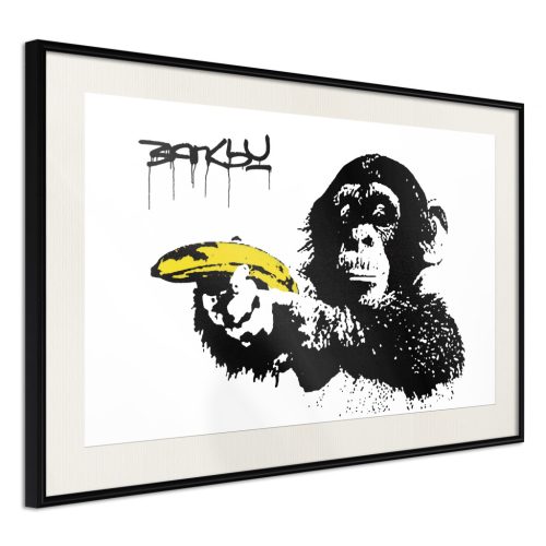 Banksy: Majom banánnal [Poszter] 60x40 - Plakát