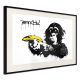 Banksy: Majom banánnal [Poszter] 45x30 - Plakát