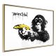 Banksy: Majom banánnal [Poszter] 45x30 - Plakát