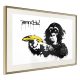 Banksy: Majom banánnal [Poszter] 45x30 - Plakát