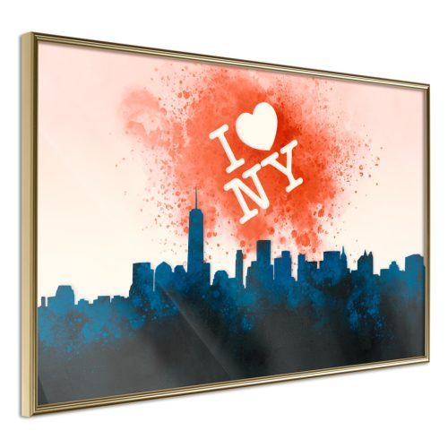 I Love NY [Poszter] 45x30 - Plakát