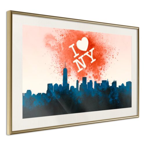 I Love NY [Poszter] 45x30 - Plakát