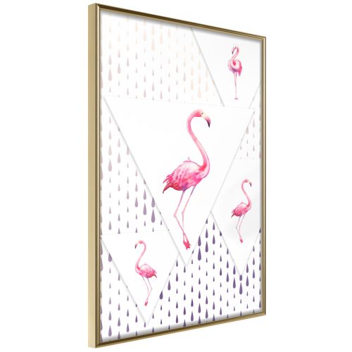 Flamingó család [plakát] 40x60 - Plakát