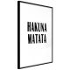 Hakuna Matata [Poszter] 40x60 - Plakát