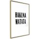 Hakuna Matata [Poszter] 40x60 - Plakát