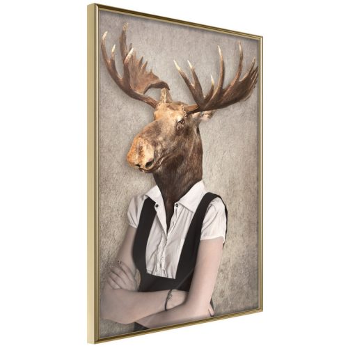 Brainy Moose [Poszter] 30x45 - Plakát