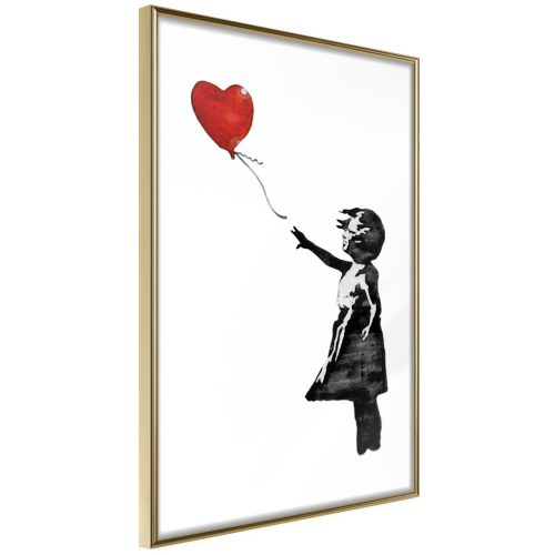 Banksy: Lány léggömbbel [plakát] 40x60 - Plakát