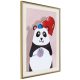 Panda léggömbbel [Poszter] 40x60 - Plakát