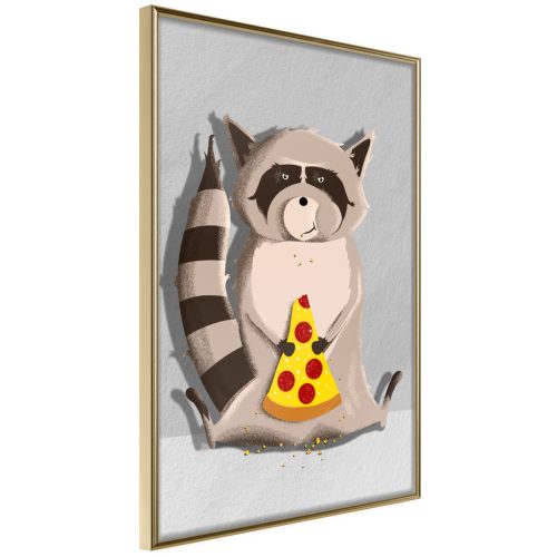 Gourmand Raccoon [Poszter] 40x60 - Plakát