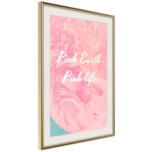 Pink Earth, Pink Life [Poszter] 40x60 - Plakát