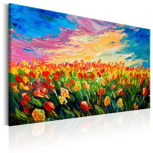 Tulipántenger 30x20 - vászonkép