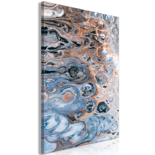 Sienna Blue Marble (1 rész) Függőleges 40x60 - vászonkép