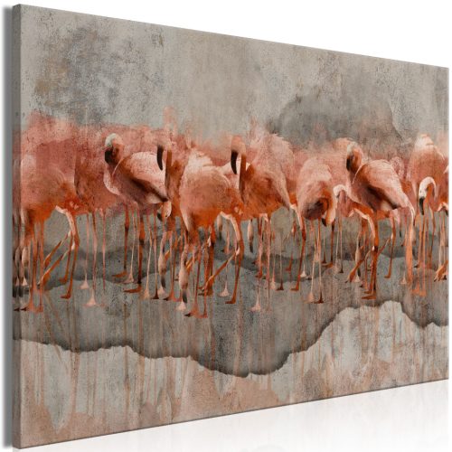 Flamingó-tó (1 rész) Széles 30x20 - vászonkép