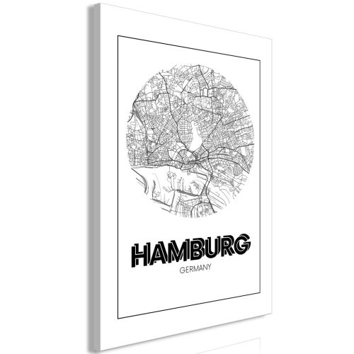 Retro Hamburg (1 rész) Függőleges 20x30 - vászonkép