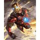 Iron Man - Számos kifestő keret nélkül ( 40x50 cm )