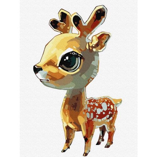 Bambi - Számfestő keretre feszítve (30x40 cm)