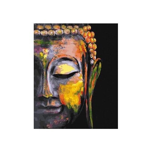 Buddha - Számos kifestő keretre feszítve (40x50 cm)