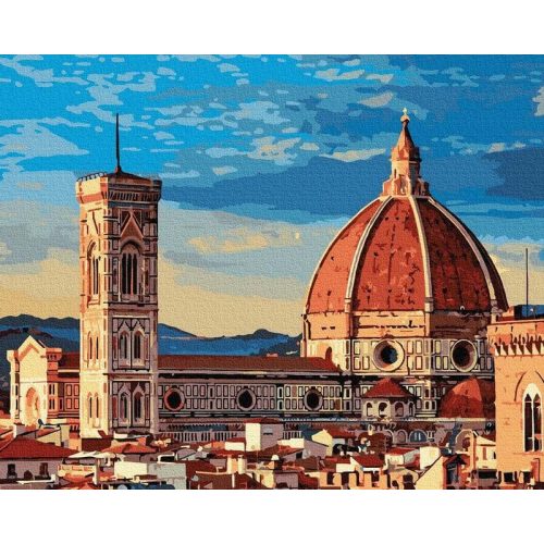 Firenze - Számos kifestő keretre feszítve (40x50 cm)