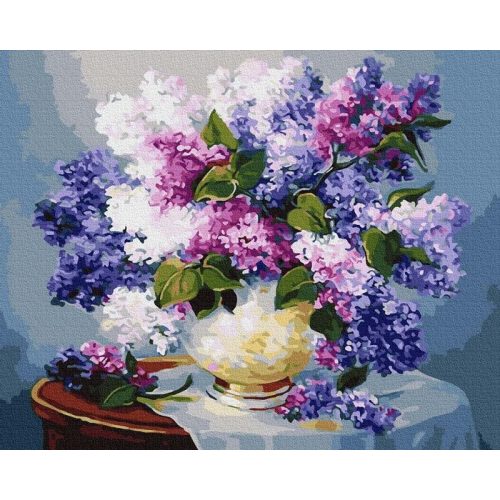 Lila illatok - Számos kifestő keretre feszítve (40x50 cm)