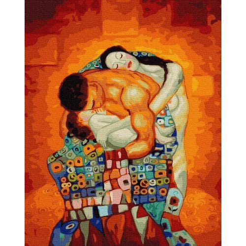 Gustav Klimt 4 - Számos kifestő keretre feszítve (40x50 cm)