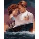 Titanic Love - Számfestő keretre feszítve (40x50 cm)