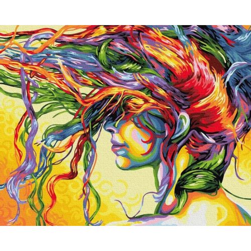 Színes álmok - Számfestő keretre feszítve (40x50 cm)