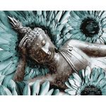 Buddha - Számos kifestő keretre feszítve (40x50 cm)