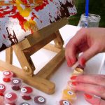 Buddha - Számos kifestő keretre feszítve (40x50 cm)