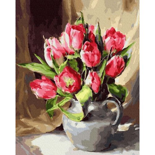 Tavaszi frissesség - Számos kifestő keretre feszítve (40x50 cm)