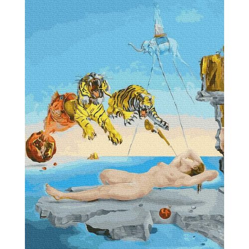 Salvadore Dali - Számfestő keretre feszítve (40x50 cm)