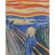 Edvard Munch - Számfestő keretre feszítve (40x50 cm)