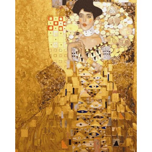 Gustav Klimt - Adele Bloch-Bauer - számfestő készlet, keretre feszítve ( 40x50 cm )