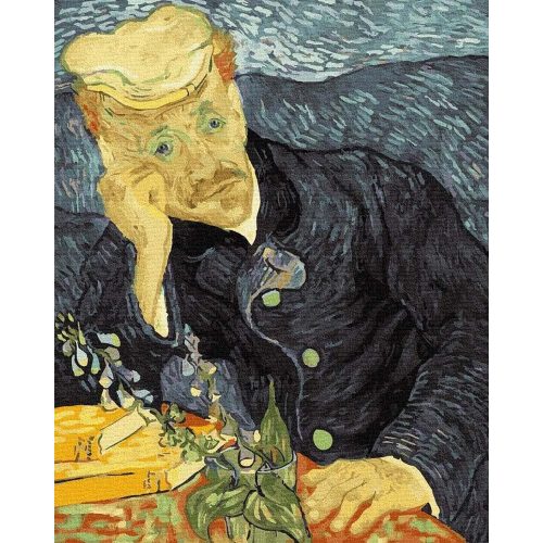Van Gogh 4 - Számos kifestő keretre feszítve (40x50 cm)