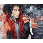 Belső nyugalom - Számos kifestő keretre feszítve (40x50 cm)