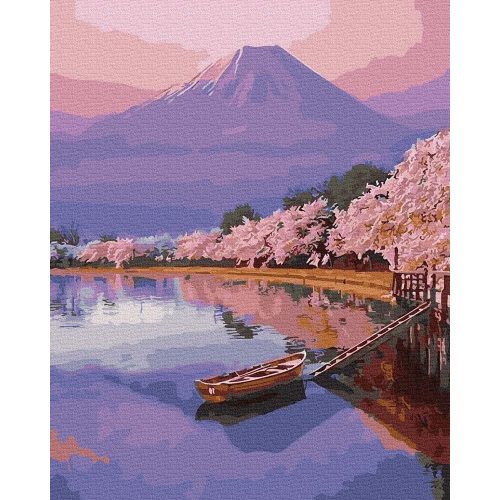 Tavasz Japánban - Számfestő keretre feszítve (40x50 cm)