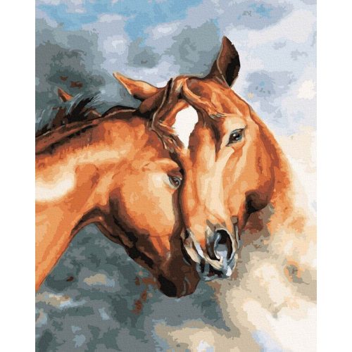 Örök szerelem - Számos kifestő keretre feszítve (40x50 cm)