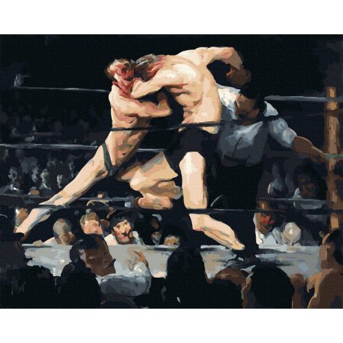 George Bellows - Számos kifestő keretre feszítve (40x50 cm)